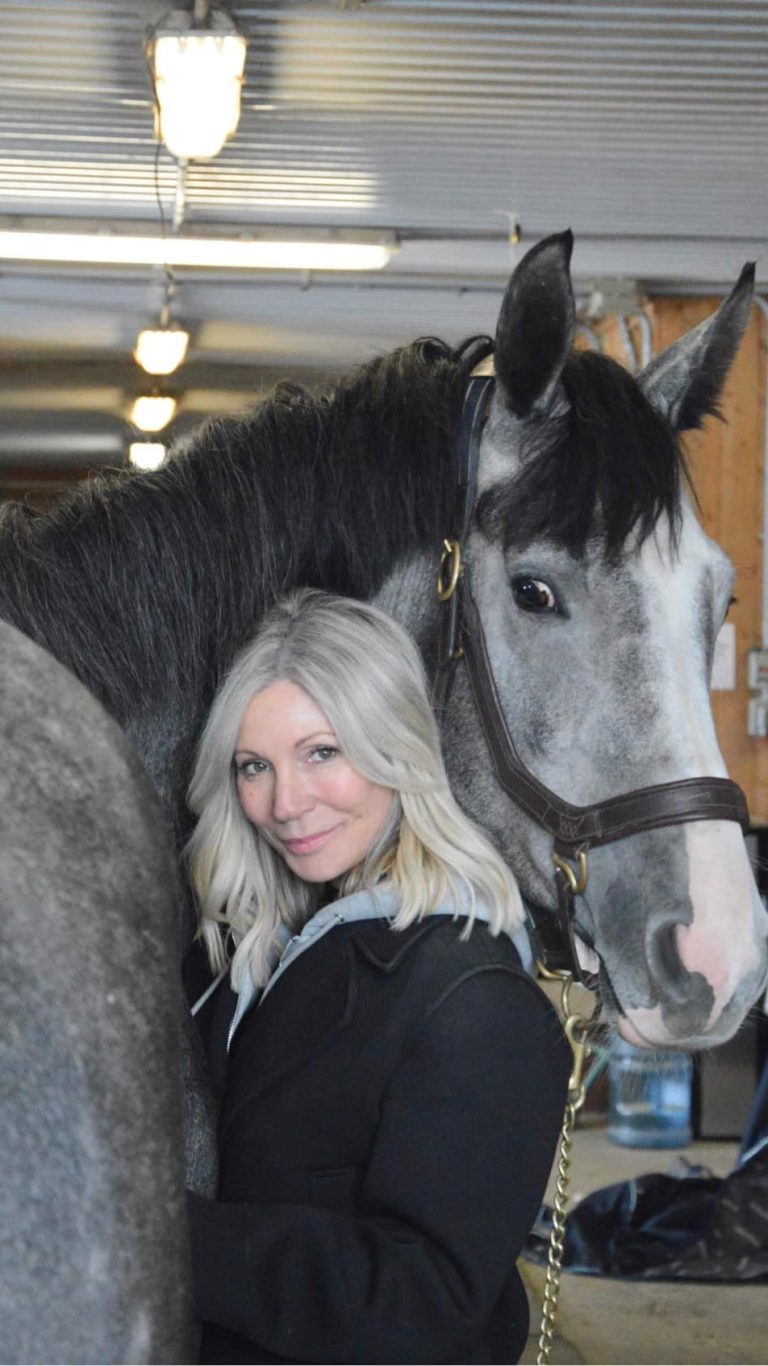 Photo de Stéphanie Bachar et son cheval